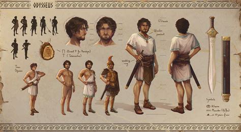 Here's my take on Odysseus! Fanart and character chart for Epic the musical, done with photoshop ...