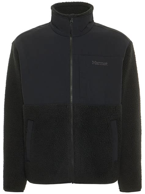 Marmot Wiley Polartec Tech Fleece Jacket In Black | ModeSens