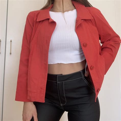 Marella red jacket in good condition ️ @depop #jacket... - Depop