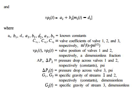 Mathematical Model of Mixing Process in Process Control Lecture 的图像结果