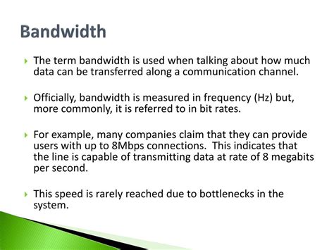 Bandwidth Explained 的图像结果