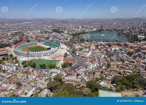 Aerial View of Antananarivo, Capital City of Madagascar Stock Image - Image of urban, focus ...