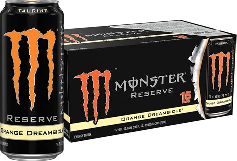 Monster Energy Reserve Orange Dreamsicle, Energy Drink, 16 Ounce (Pack ...