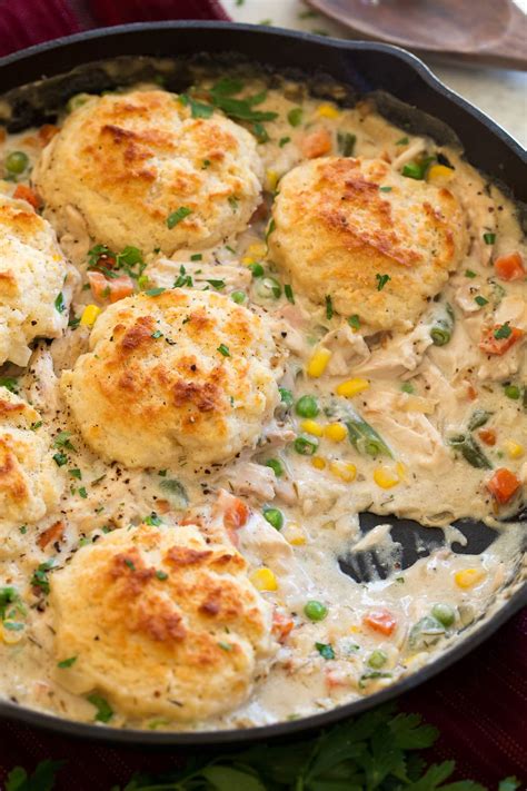 Steps to Make Chicken Pot Pie With Biscuits