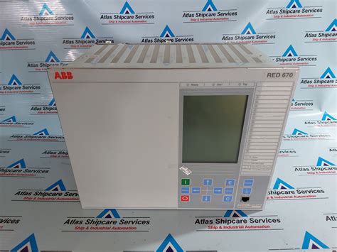 ABB RED670 LINE DIFFERENTIAL PROTECTION RELAY 1MRK002810-AB – Atlas ...
