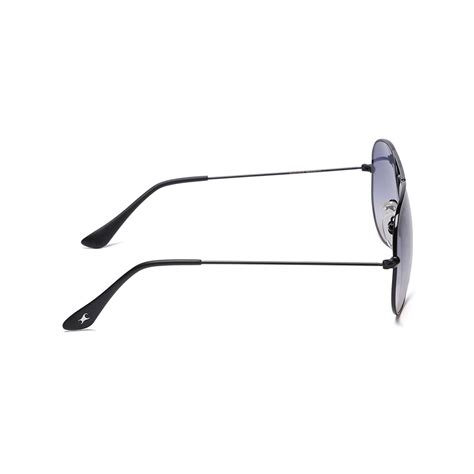 Buy Fastrack Black Aviator Sunglasses (M165BR10V) Online