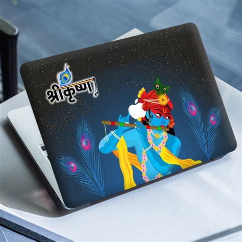 Laptop Skin for Apple MacBook - Krishna Blue Night Stars – SkinsLegend