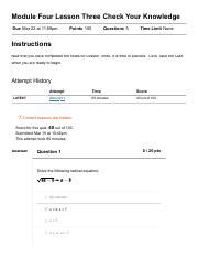 Module 3 Knowledge Check 的图像结果