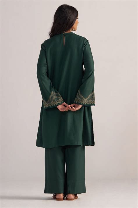 Pine Grove Pashmina Kurta Set - Ganga Fashions