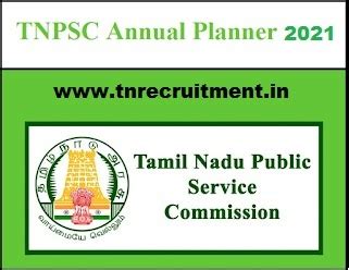 TNPSC Annual Planner 2021 | Upcoming Exams Time Table for 2021-2022 ...