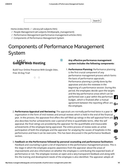 Six Components of Performance Management 的图像结果
