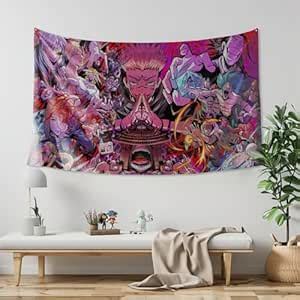 SoulAbiti Jujutsu Kaisen Anime Tapestry Wall Hanging – Vivid Sorcery ...