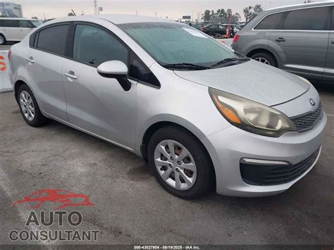 2016 KIA RIO LX Gasoline - KNADM4A38G6668316