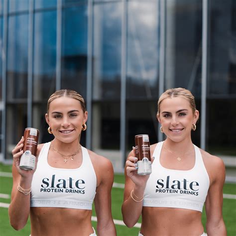 Haley and Hanna Cavinder “The Cavinder Twins” Invest in Protein Drink – Slate Milk