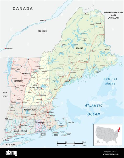New England States Us