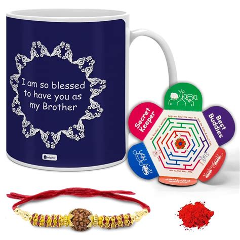 Indigifts Raksha Bandhan Gifts for Brother Bhaiya is a Blessing Quote ...