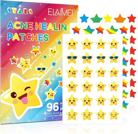 Amazon.com: KEYCONCEPTS Hydrocolloid Star Pimple Patches (100 Pack ...