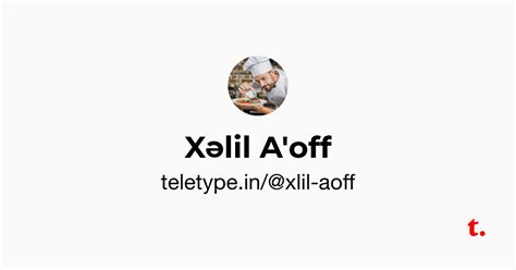 Xəlil A'off — Teletype