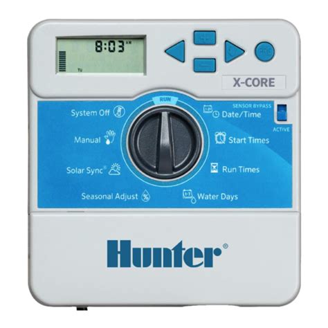 Hunter X Core User Manual Printable 的图像结果