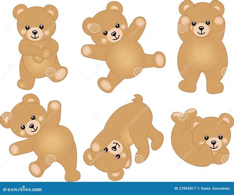 Cute Baby Teddy Bear stock vector. Illustration of lovely - 27895817