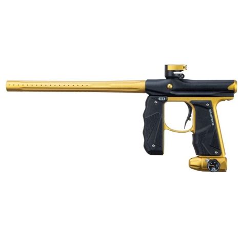 Empire Mini GS Paintball Marker Gun 2 Piece Barrel Dust Black and Gold, Electric - Walmart.com