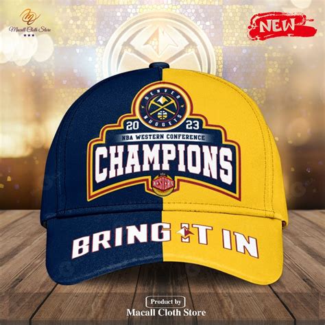 Denver Nuggets NBA Western Conference Champions Mix Color Classic Cap ...