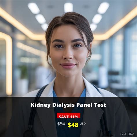 Kidney Dialysis Panel Test USA - Comprehensive Renal Function Assessment $48 | GGC DNA