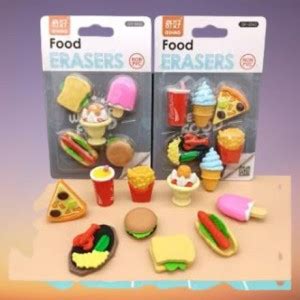 Flipkart.com | GUNGUN Unique Fast Food Erasers For Kids Non-Toxic ...