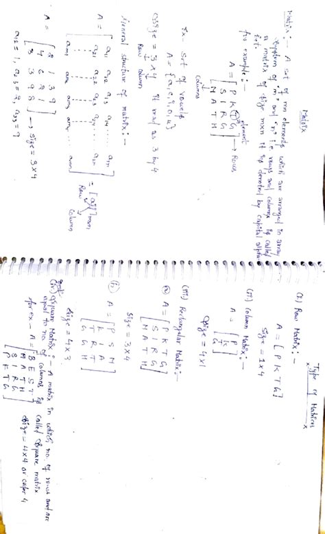 Adobe Scan 30-May-2024 - Type of Hatrices x Matrix (i.) Row A set of mn ...