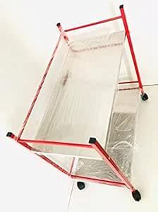 DEXAGLOBAL Instrument Trolley-Powder Coated (Red) : Amazon.in ...