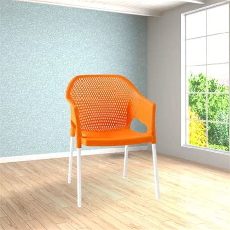 ITALICA Plasteel Arm Chair for Home, Office, Living Room/Matte Finish ...