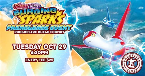 Pokemon - Surging Sparks Pre-release Tuesday, Oct 29 at 6:30PM, 287 ...