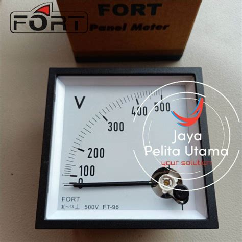 VOLT meter FORT FT-96/72 VOLT0-300/500V Ukuran 96-96 /72x72 | Lazada ...