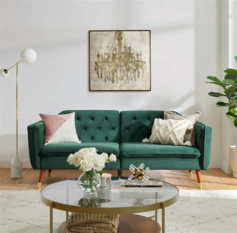 Emerald Green Sofa | Cabinets Matttroy