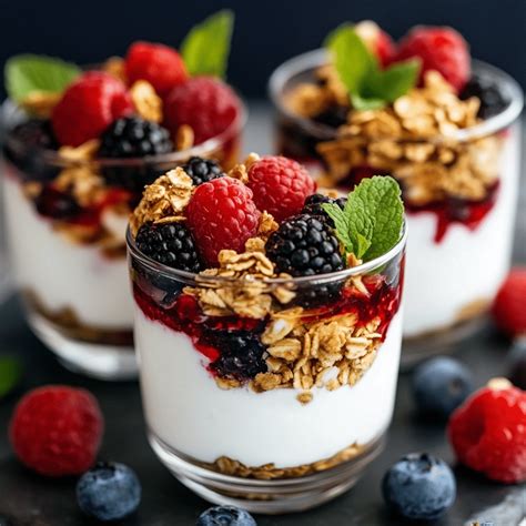 Easy Greek Yogurt Berry Parfaits for Any Day - Delectable Recipe
