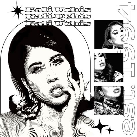 kali uchis gradient art aesthetic star in 2023 | Music poster design ...