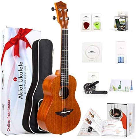 Ukulele Solid Mahogany 23 Inch Concert Uke With Free Online Course 8 ...