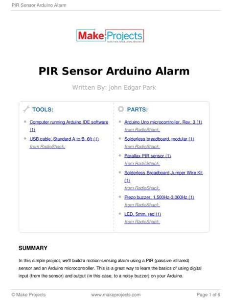 PIR Sensor Arduino Alarm 的图像结果