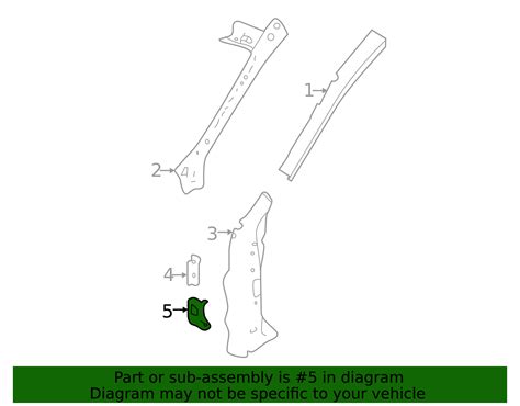 2019-2025 Nissan Altima Lower Pillar Reinforced Reinforced Plate 76227-6CA1A | Hart Nissan of NoVa