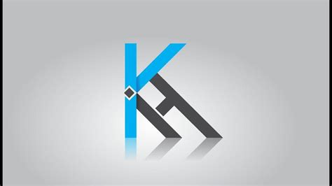 KH Logo monogram isolated on circle element design template Stock ...