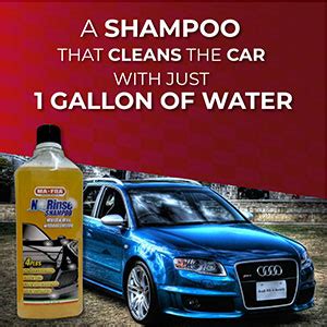 MAFRA No Rinse Car Wash Shampoo & wax without rinsing,Rinse-Free Stain ...