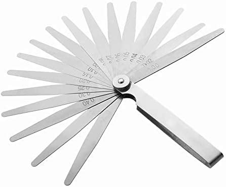 JAIBROS feeler gauge set 26 blades .04 to 0.63 mm 0.0015 to 0.025 inch ...