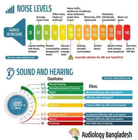 Sound Level Chart 的图像结果