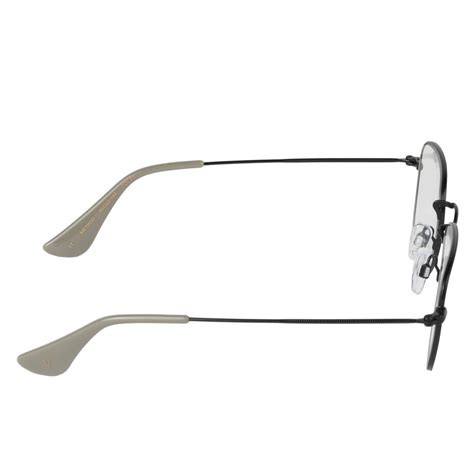 Vintage Silver Black Frame Poly Carbonate Clear Lens Full Rim | Premium ...