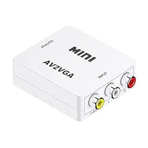 Amazon.in: Buy Sellrito AV RCA to VGA Adapter Audio Video Converter ...