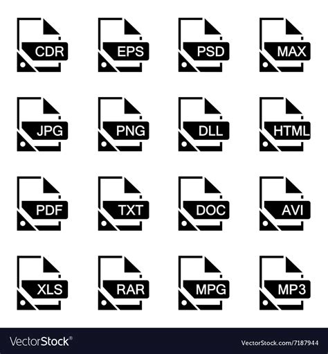 Image result for File Format Icon Set