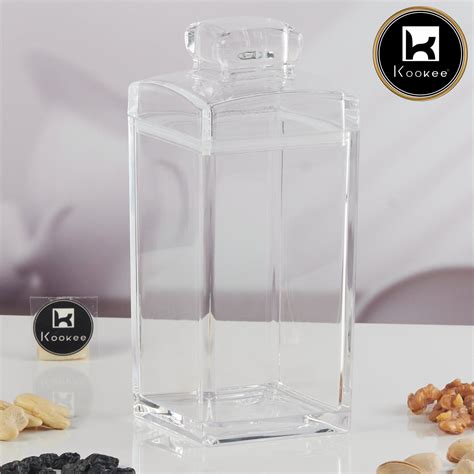 Kookee Acrylic Airtight Canister Jar & Container for Kitchen Food ...