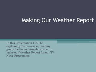 Image result for Weather Report Intro