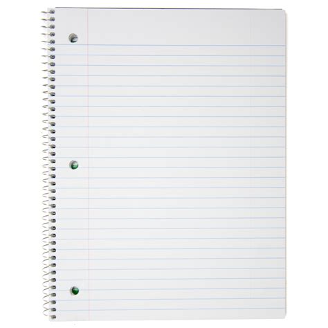 Wholesale 1 Subject Wide Ruled Spiral Notebooks,70 Sheets - DollarDays