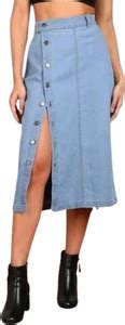 OMI Self Design Women Regular Blue Skirt - Buy OMI Self Design Women ...
